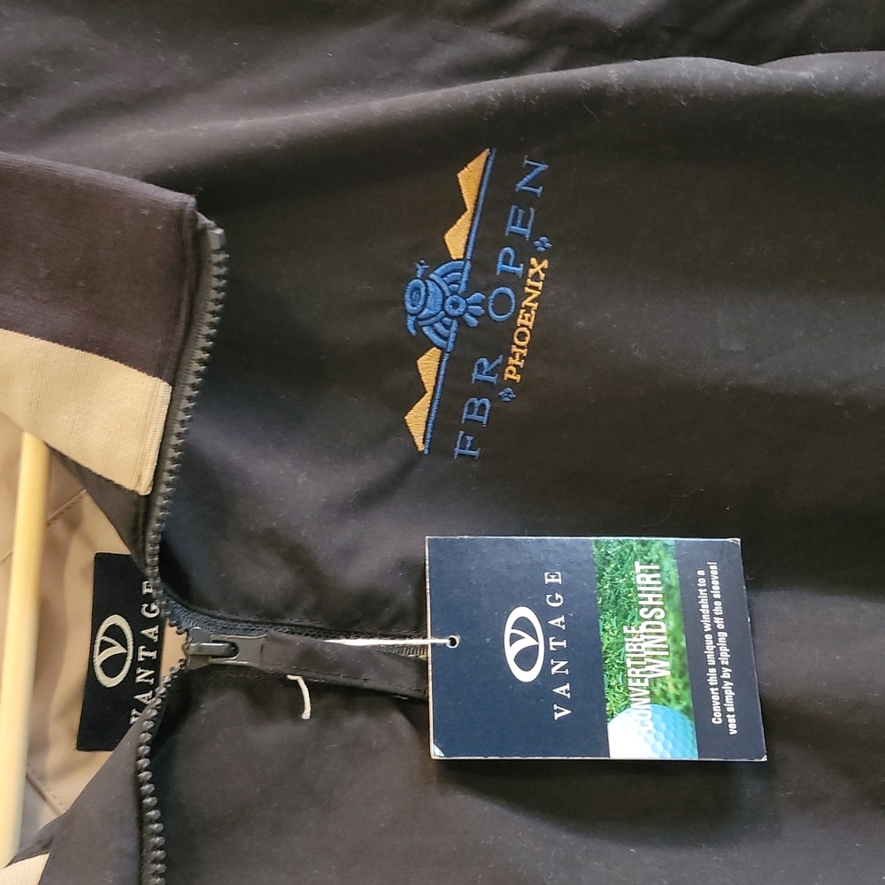 Phoenix Golf Open FBR convertible jacket wind Shirt Large New With Tags PGA - Picture 2 of 8